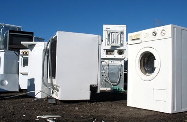 White goods to be recycled