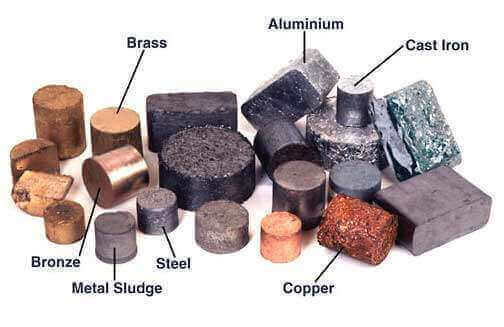 Various metals image for recycling