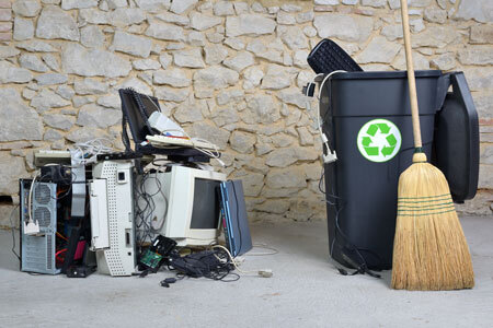 Pile of old computers