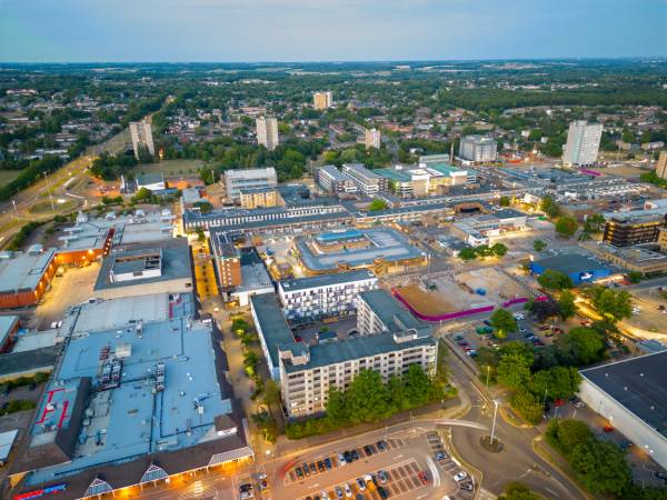 aerial view of stevenage